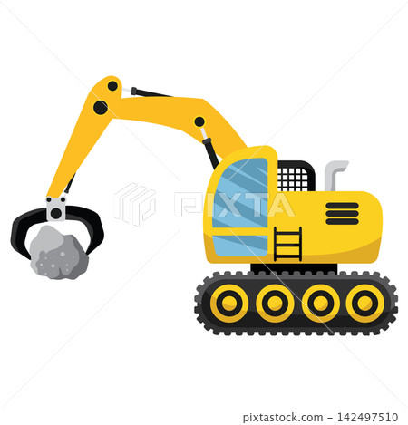 heavy machinery with a shovel heavy machinery with a shovel 142497510