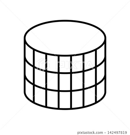A simple icon of stacked gold coins A simple icon of stacked gold coins 142497819