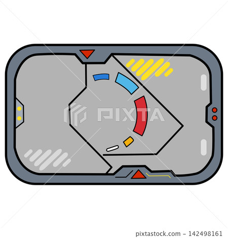 Futuristic Sci-Fi Control Panel Illustration Futuristic Sci-Fi Control Panel Illustration 142498161