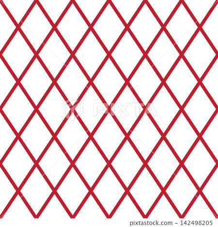 Diamond pattern, Japanese seamless pattern, crimson. Diamond pattern, Japanese seamless pattern, crimson. 142498205