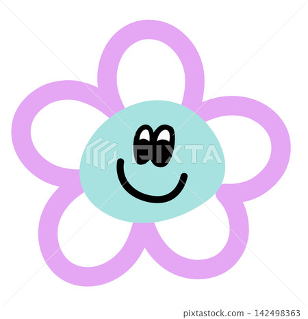 Smiling flower cartoon for character, comic, floral print, sticker, nature, garden, spring, summer vibes, blossom, blooming, forest, plush toy, kid doll, home, house, yard, plants, tree, cute patch Smiling flower cartoon for character, comic, floral print, sticker, nature, garden, spring, summer vibes, blossom, blooming, forest, plush toy, kid doll, home, house, yard, plants, tree, cute patch 142498363