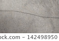 Horizontal cracks in weathered concrete surfaces. 142498950
