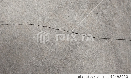 Horizontal cracks in weathered concrete surfaces. Horizontal cracks in weathered concrete surfaces. 142498950