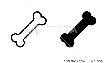 Bone icon Medical Pet Dog Bone icon Medical Pet Dog 142499580