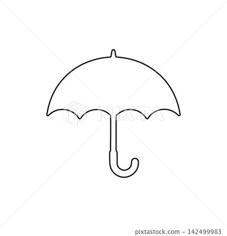 umbrella outline icon for rain weather and protection concepts umbrella outline icon for rain weather and protection concepts 142499983