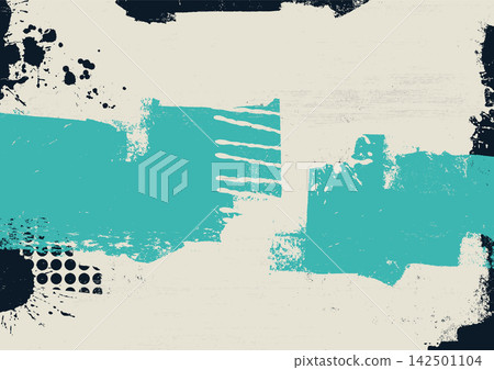 Turquoise Abstract Grunge Paint Texture Vector Turquoise Abstract Grunge Paint Texture Vector 142501104