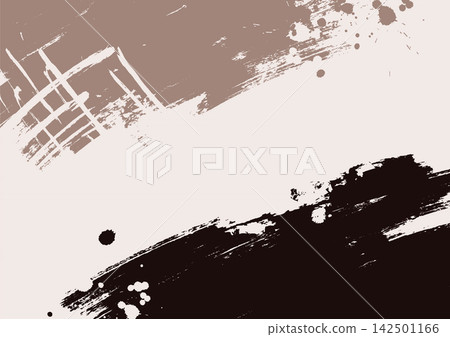 Brown Grunge Brush Frame with Crosshatch Texture Brown Grunge Brush Frame with Crosshatch Texture 142501166