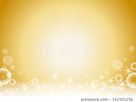 A beautiful winter background featuring a golden gradient and falling snowflakes, perfect for Christmas and winter events. A beautiful winter background featuring a golden gradient and falling snowflakes, perfect for Christmas and winter events. 142501256