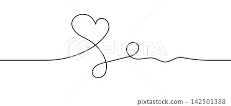 Wavy Thread Cable with Hand Drawn Curve Wavy Thread Cable with Hand Drawn Curve 142501388