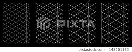 Engineering Blueprint Grid Pattern Collection Engineering Blueprint Grid Pattern Collection 142501583