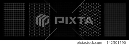 Blueprint Grid Set with Isometric and Graph Patterns Blueprint Grid Set with Isometric and Graph Patterns 142501590
