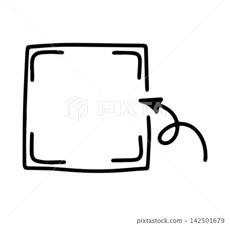 Decorative QR Frame Decorative QR Frame 142501679