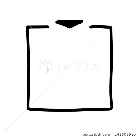 Organic QR Outline Organic QR Outline 142501680