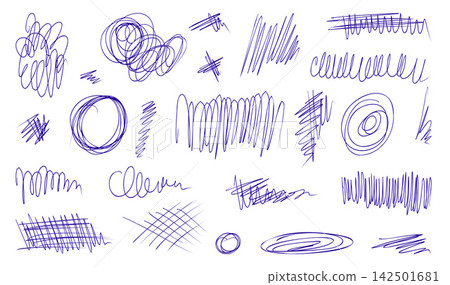 Messy Pen Scribble Scratch Texture Set Messy Pen Scribble Scratch Texture Set 142501681