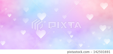 Cute Pink Glitter Heart Fantasy Backdrop Cute Pink Glitter Heart Fantasy Backdrop 142501691