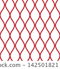Tatewaku Japanese Pattern Seamless Pattern Red 142501821