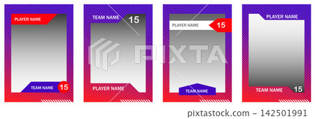 Baseball Photo Card Template Collection Baseball Photo Card Template Collection 142501991