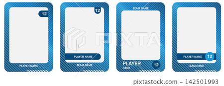 Baseball Trading Card Design Set Baseball Trading Card Design Set 142501993