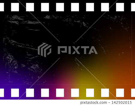 Vintage Film Frame with Light Leak and Scratches Vintage Film Frame with Light Leak and Scratches 142502015