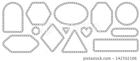 Braided Rope Border Frame Bundle Braided Rope Border Frame Bundle 142502106