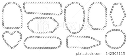Doodle Rope Frame Collection Doodle Rope Frame Collection 142502115