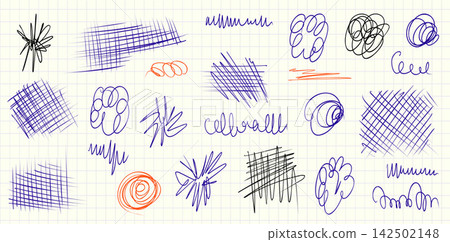 Tangled Pen Scribble Mark Set Tangled Pen Scribble Mark Set 142502148