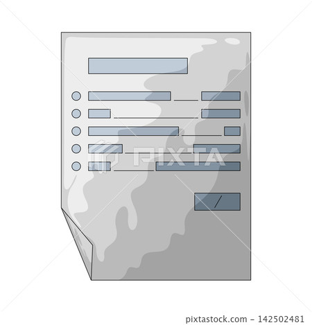 Illustration of Fill Blank Illustration of Fill Blank 142502481