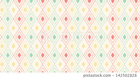 Modern Diamond Line Seamless Pattern Design Modern Diamond Line Seamless Pattern Design 142502828