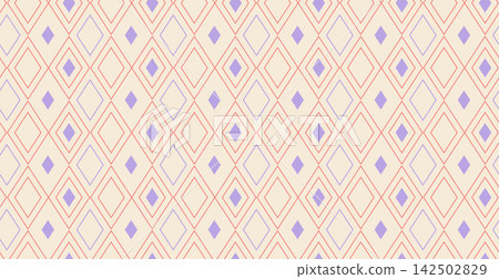 Classic Linear Diamond Pattern Background Design 142502829