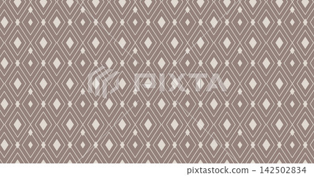Modern Lattice Diamond Seamless Pattern Design 142502834