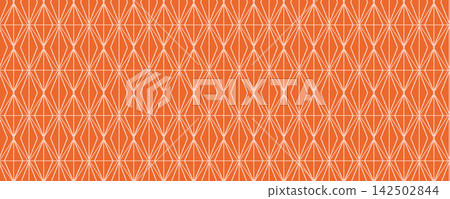 Seamless Decorative Rhombus Pattern Background Design Seamless Decorative Rhombus Pattern Background Design 142502844