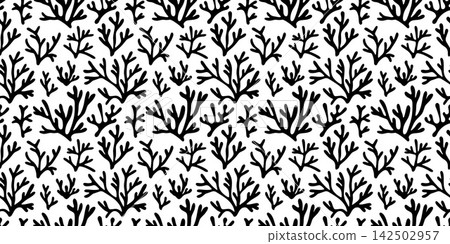 Natural Coral Structure Seamless Pattern Design Natural Coral Structure Seamless Pattern Design 142502957