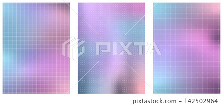 Notebook Dash Grid Gradient Paper Pattern Set Notebook Dash Grid Gradient Paper Pattern Set 142502964