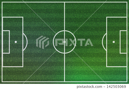 Soccer Stadium Pitch Top View Design Soccer Stadium Pitch Top View Design 142503069