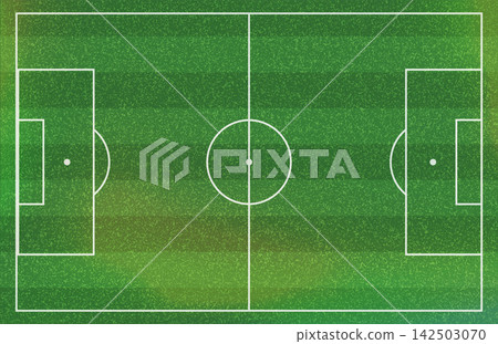 Soccer Field Layout On Green Turf Soccer Field Layout On Green Turf 142503070