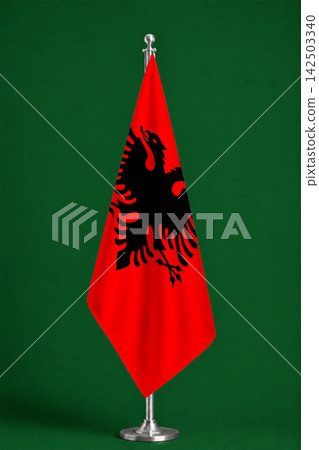 3D Flag on ceremonial flag 3D Flag on ceremonial flag 142503340