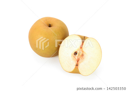 Pear cut in half Pear cut in half 142503350