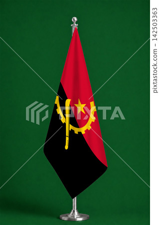 3D Flag on ceremonial flag 3D Flag on ceremonial flag 142503363