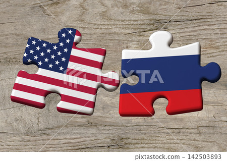 3D Flag on jigsaw puzzle pieces 3D Flag on jigsaw puzzle pieces 142503893