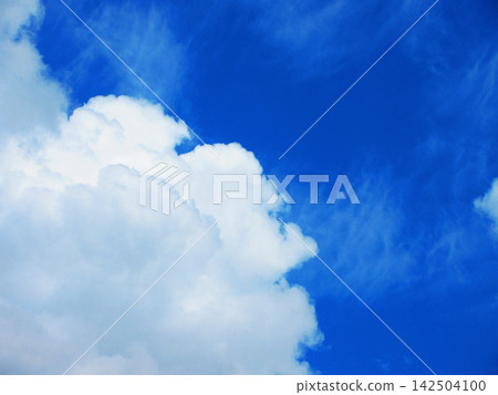 A breathtaking scene of a bright blue summer sky and white clouds (photographed July-August 2026) A breathtaking scene of a bright blue summer sky and white clouds (photographed July-August 2026) 142504100