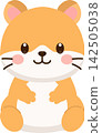 Cute hamster 142505038