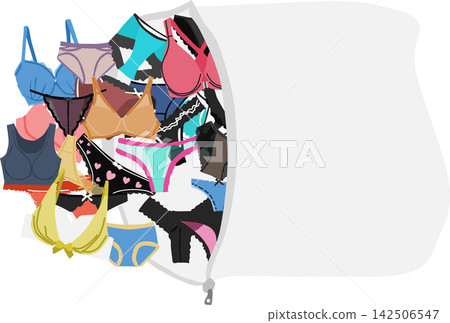 An illustration of washing underwear. 142506547