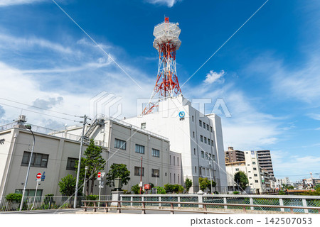 NTT松戶大樓及通訊塔的外觀 NTT松戶大樓及通訊塔的外觀 142507053
