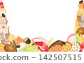 日式新年禦節料理裝飾相框 142507515