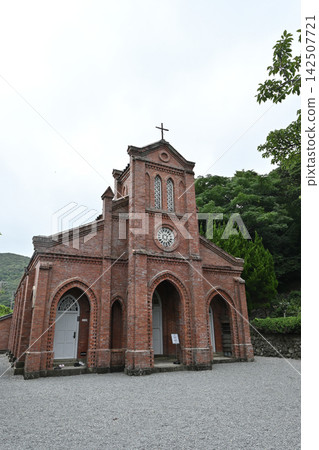 The magnificent Kusuhara Church, built of red brick. The magnificent Kusuhara Church, built of red brick. 142507721