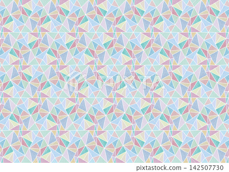 Triangular geometric pattern background illustration (sky blue) Triangular geometric pattern background illustration (sky blue) 142507730