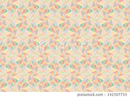 Triangular geometric pattern background illustration (yellow & orange tones) Triangular geometric pattern background illustration (yellow & orange tones) 142507733
