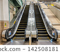 Escalator looking up from below 142508181