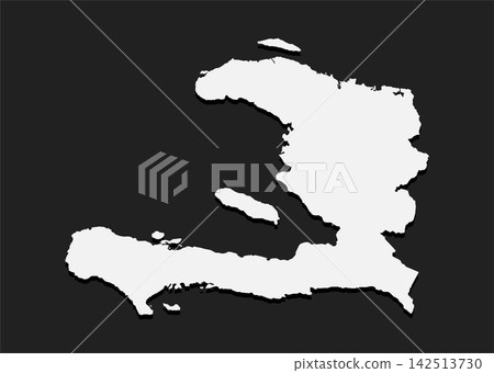 Map of Haiti, template Caribbean outline country Map of Haiti, template Caribbean outline country 142513730