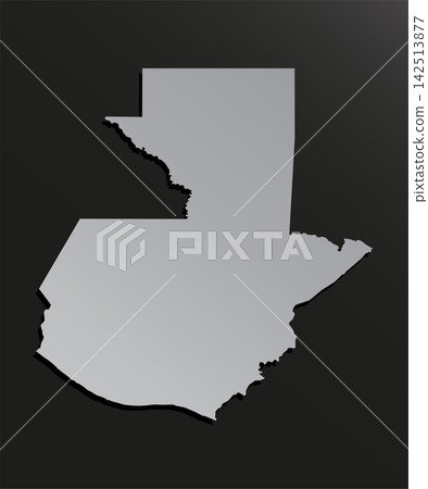 Map Guatemala, template American outline country Map Guatemala, template American outline country 142513877